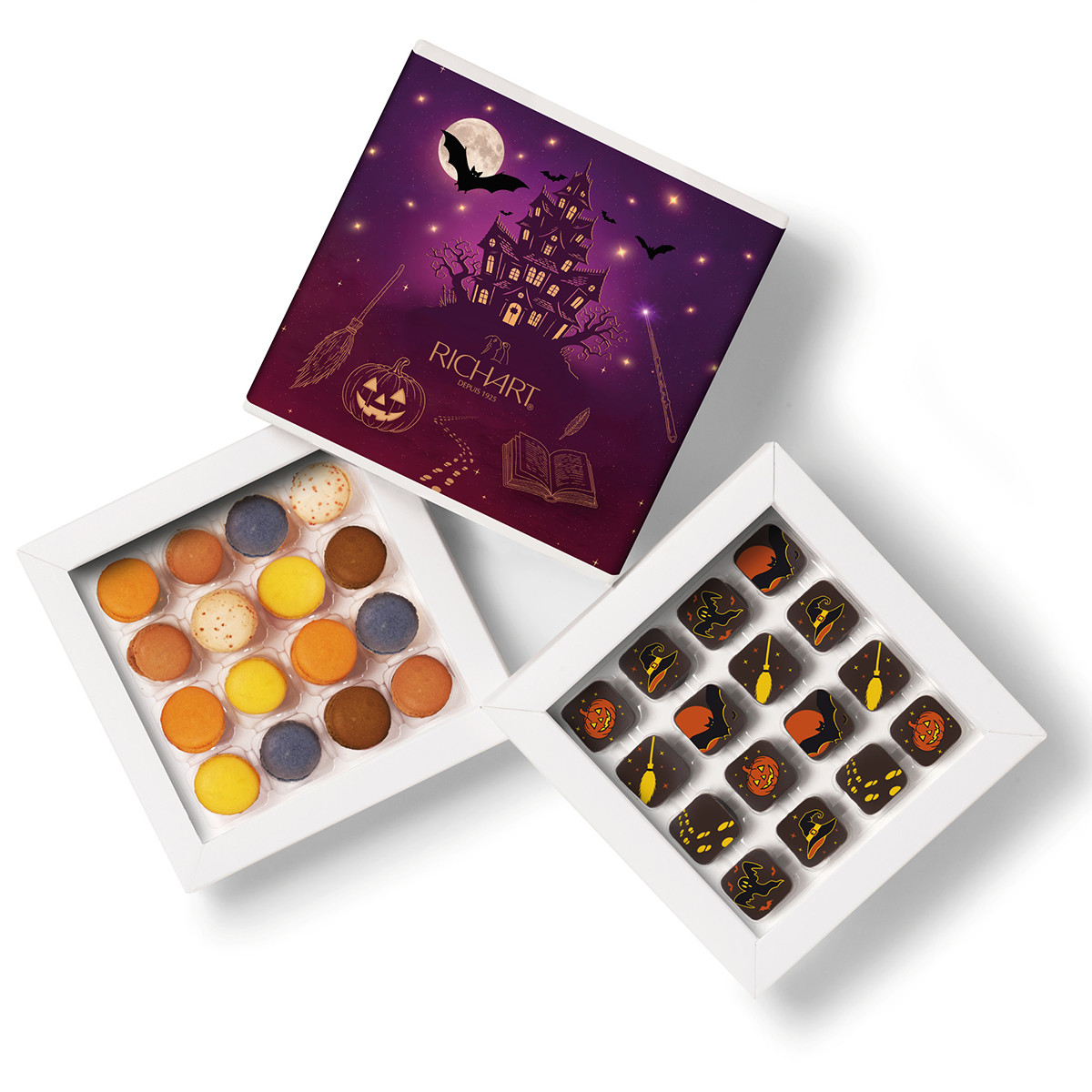 Pralinen und Macarons - Halloween Sweets