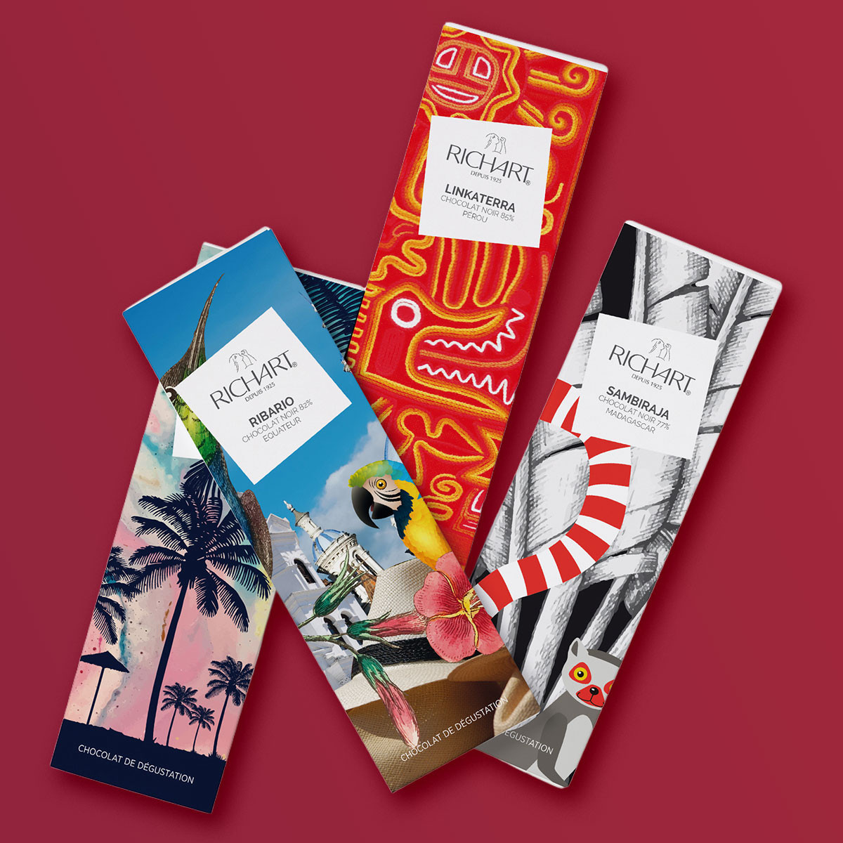 Gourmet chocolate bars