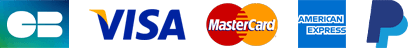 Carte bancaire, VISA, MasterCard, American Express, PayPal