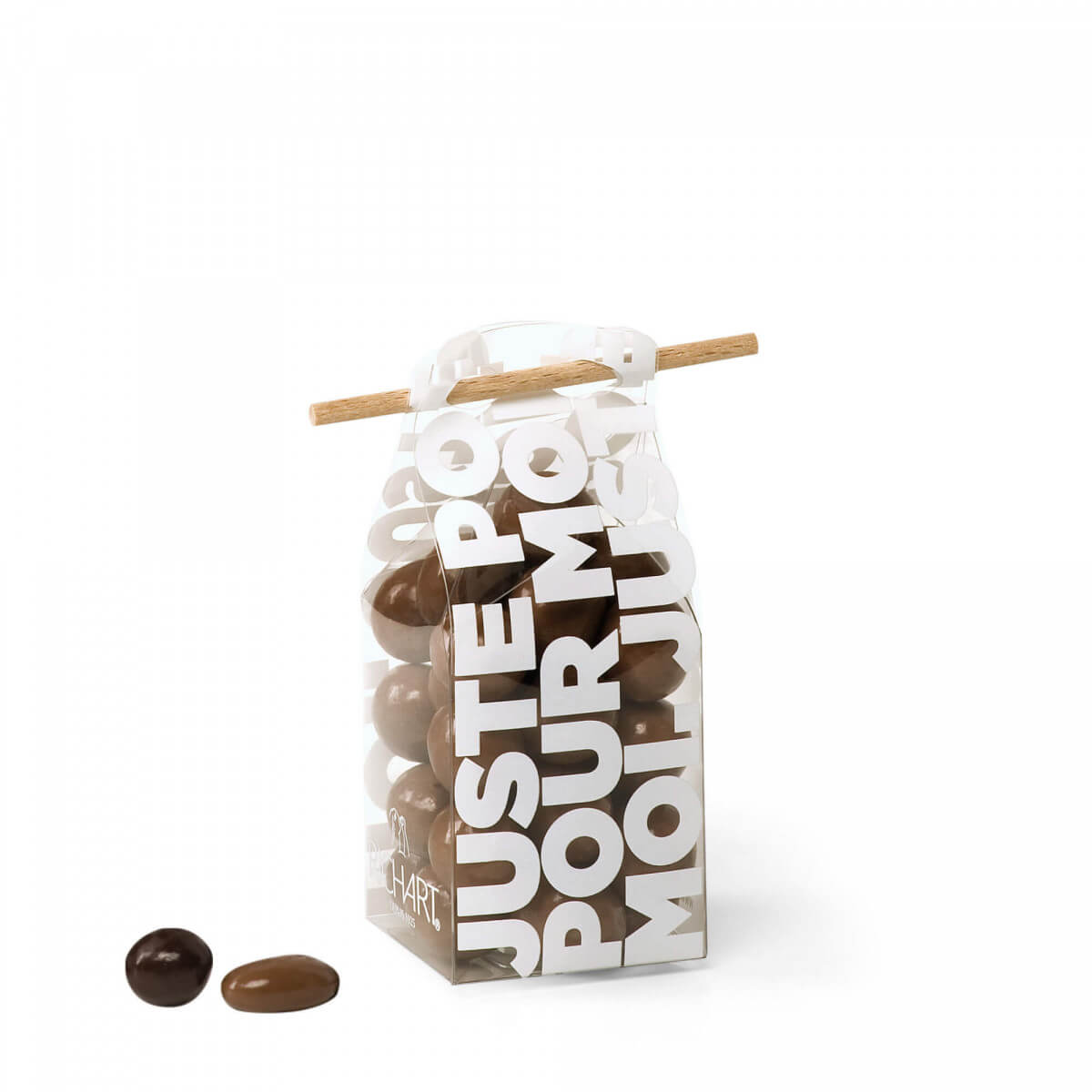 Mandorle ricoperte di cioccolato fondente e al latte 165 g