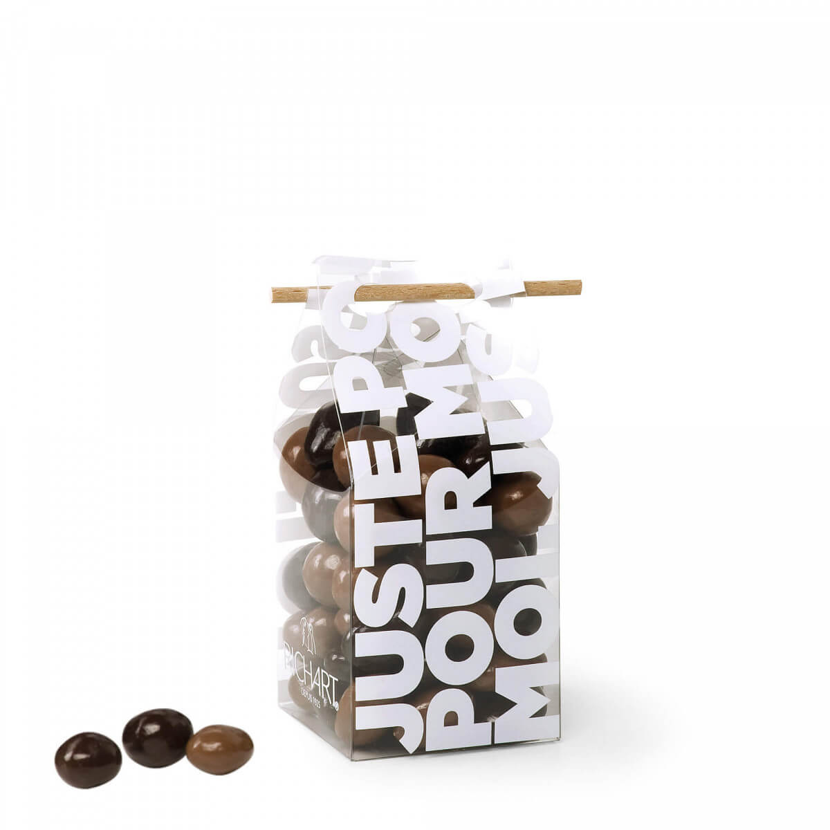 Nocciole ricoperte di cioccolato fondente e al latte 165 g 