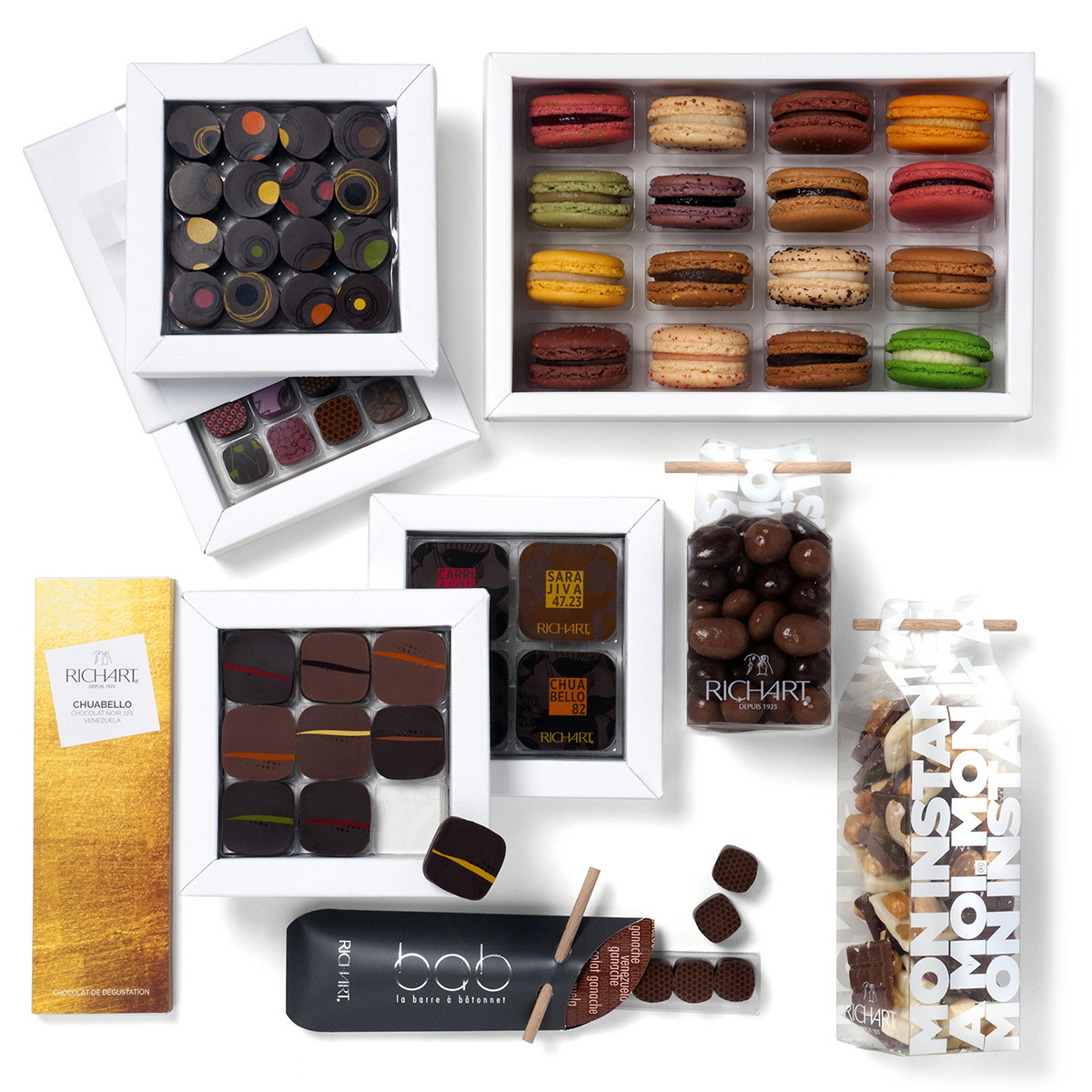 Cofanetto Cioccolatini e Macaron
